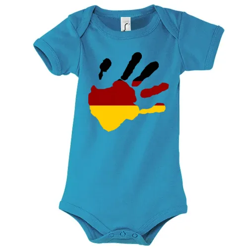Deutschland Hand aufs Herz Body Kinder Bambino