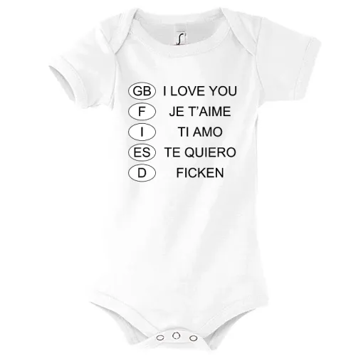 Die Sprachen der Liebe Kinder Body