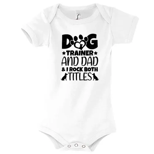 Dog Trainer und Dad Hundetrainer Hundeschule Body Kinder Bambino