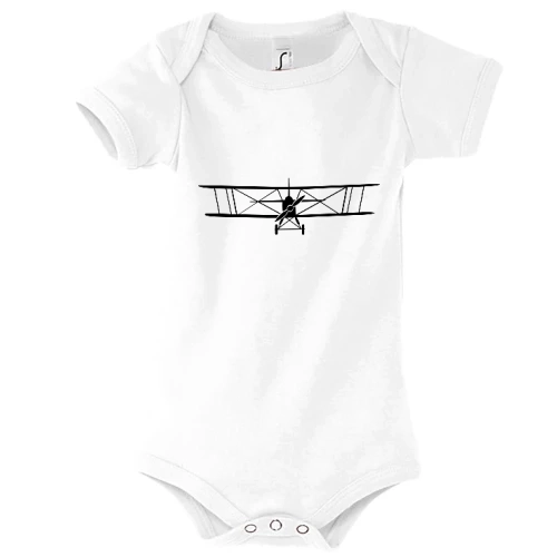Doppeldecker Flugzeug Kinder Body