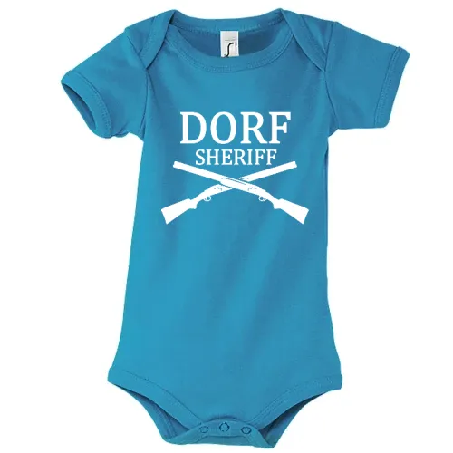 Dorf Sheriff gekreuzte Flinten Kinder Body