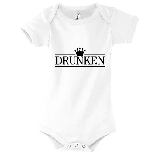 Drunken mit Krone Kinder Body