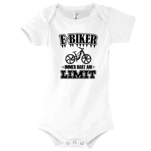 E-Biker Hart Am Limit EBike EMTB Mountainbiker Body Kinder Bambino