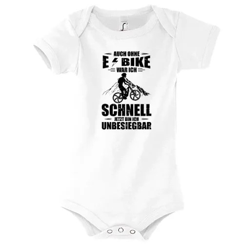E-Biker Schnell Unbesiegbar Mountainbike Ebike MTB Body Kinder Bambino