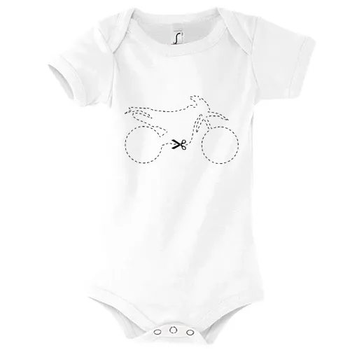 Enduro Motorrad zum ausschneiden Body