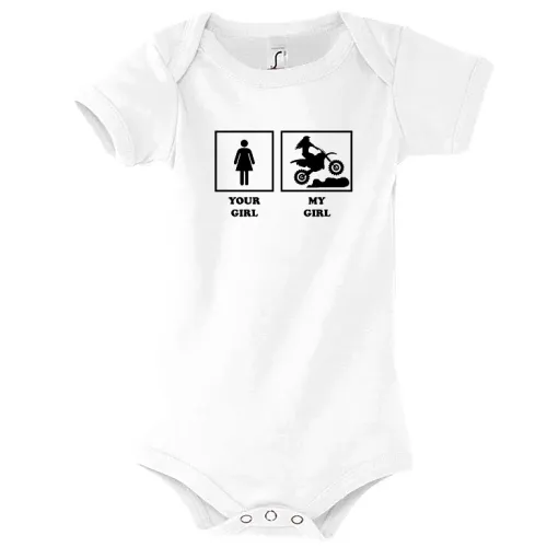 Enduro My Girl Motocross Offroad Dad Cross Biker Body