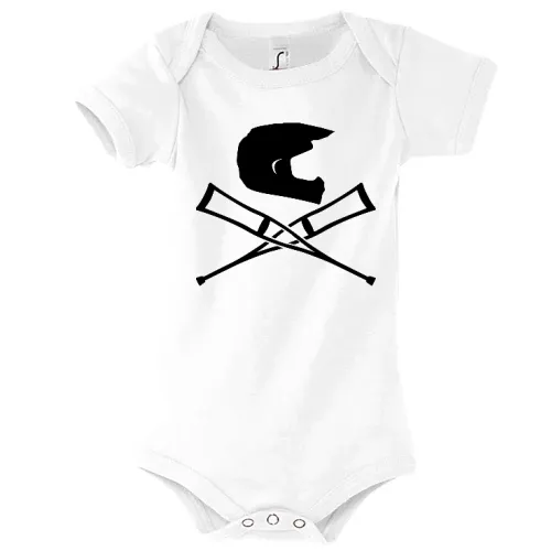 Endurohelm mit Krücken Kinder Body