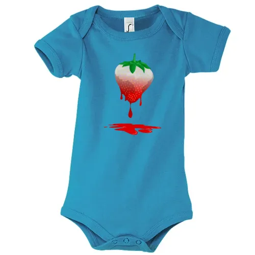 Erdbeerenfarbe Kinder Body Erdbeerenfarbe Body