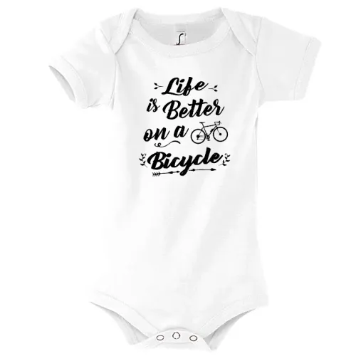 Fahrrad Bike Radfahrer Spruch MTB Fahrradfahren Body Kinder Bambino