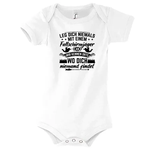 Fallschirmjäger Militär Orte Spruch Falli Soldaten Body Kinder Bambino