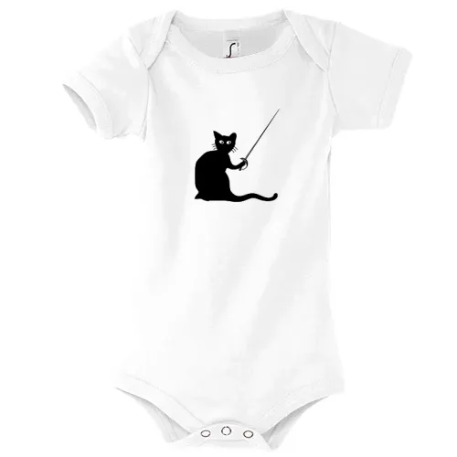 Fechten Katze Fechter Kinder Body