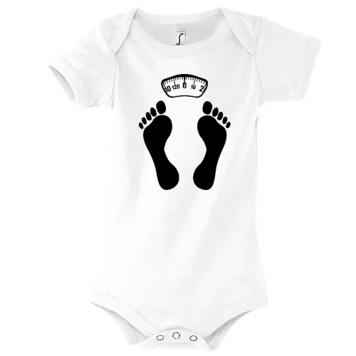 Füsse auf einer Waage Body Kinder Bambino