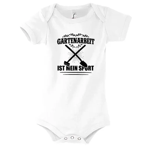 Gartenarbeit ist mein Sport Lustiges Hobbygärtner Body Kinder Bambino