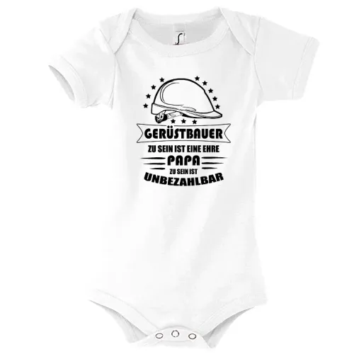 Gerüstbauer Papa Gerüstbau Vater Geschenk Body Kinder Bambino