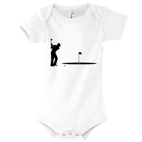 Golfspieler großen Loch Body