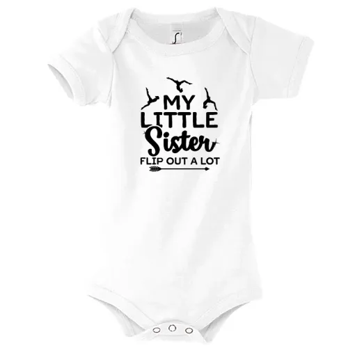 Gymnastik Turner Schwester Spruch Flip Akrobatik Body Kinder Bambino