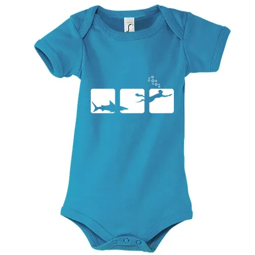 Hai jagt Taucher Kinder Body
