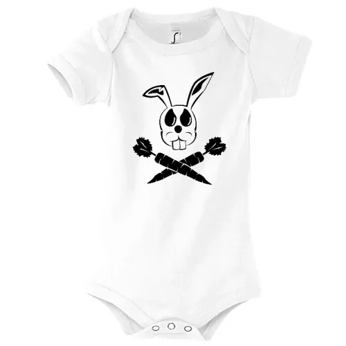 Hase mit Karotten Body Kinder Bambino