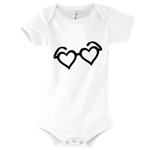 Herz Brille Body Kinder Bambino