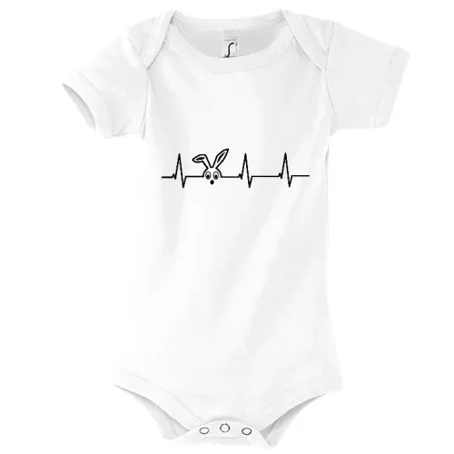 Herzschlag eines Hasen Body Kinder Bambino
