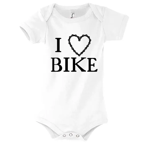 I Love Bike Kettenherz Body