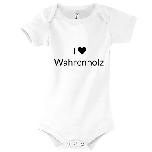 I Love Wahrenholz Body Kinder Bambino
