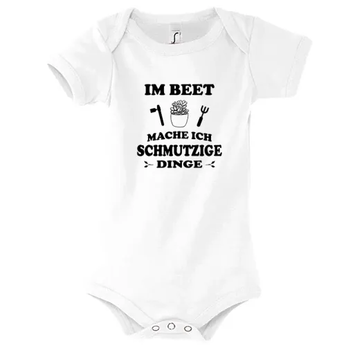 Im Beet Mache Ich Schmutzige Dinge Garten Gärtner Kinder Body