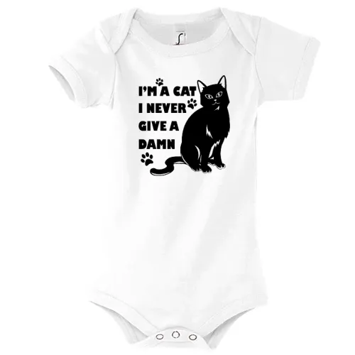 Katzen Humor Body Kinder Bambino
