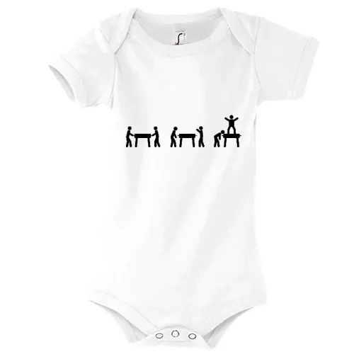Kickertisch Evolution Strichmännchen Body Kinder Bambino