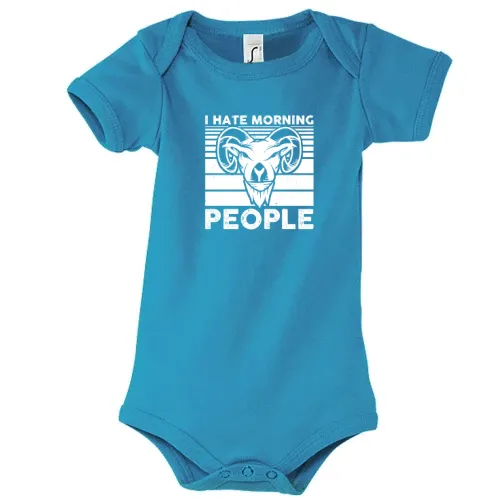 Langschläfer Morgenmuffel Ziegenbock - Bock Motiv Body Kinder Bambino