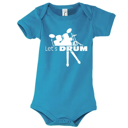 Lets Drum Schlagzeug mit Sticks Kinder Body