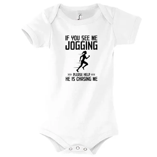 Lustiger Jogger Joggen Jogging Spruch Body Kinder Bambino