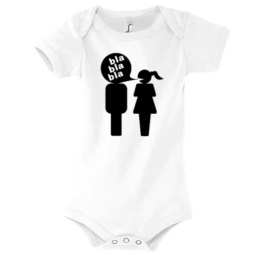 Mann bla bla bla Frau Kinder Body
