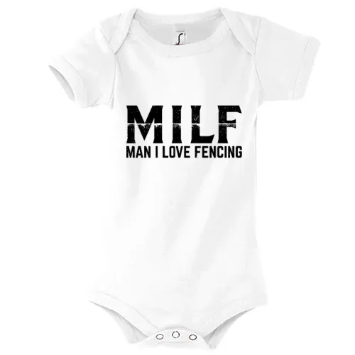 MILF Man I Love Fencing Fechten Fechter Degenkampf Body Kinder Bambino