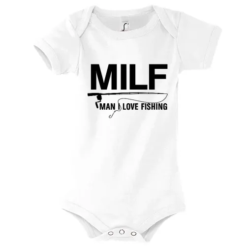 MILF Man I Love Fishing Body Kinder Bambino