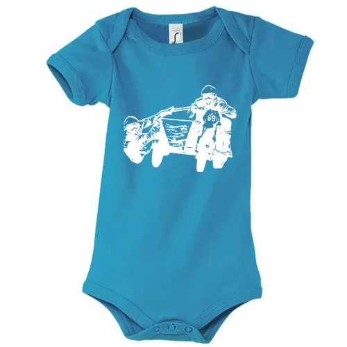 Motocross mit Beiwagen Body