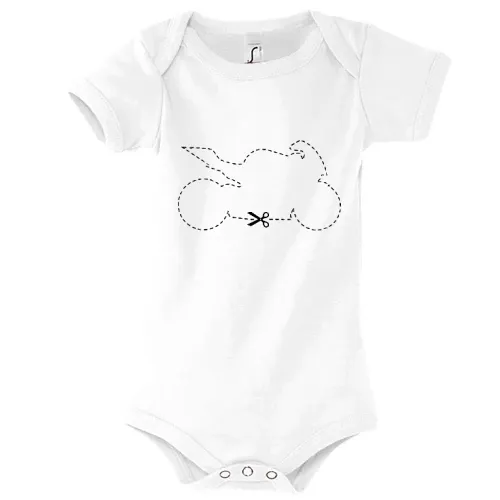 Motorrad zum ausschneiden Body