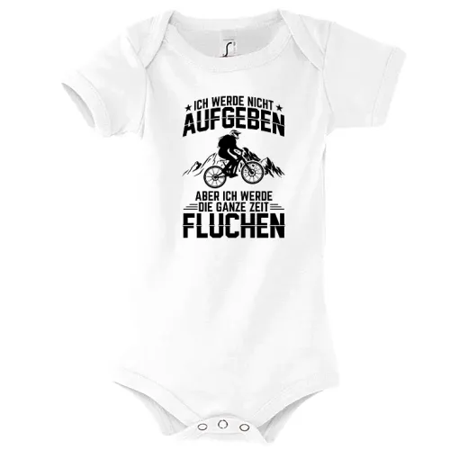 Mountainbiker Fluchen Downhill Bikepark Fully MTB Body