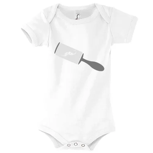 Moustache an Fusselrolle Kinder Body Moustache an Fusselrolle Body