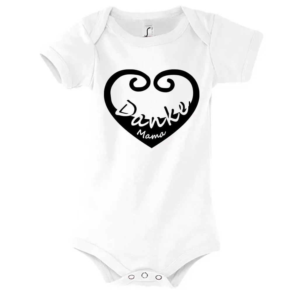 Strampler Kinder Body mit Aufdruck 'Muttertag'