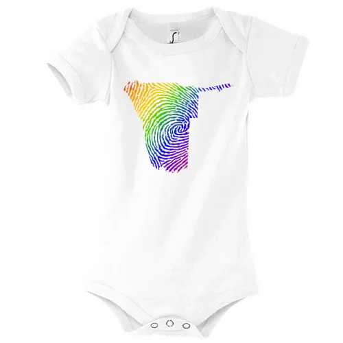 Namibia Fingerabdruck Regenbogen Kinder Body Namibia Fingerabdruck Regenbogen Body