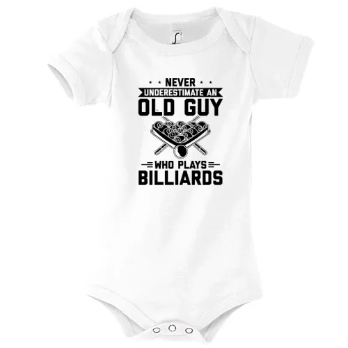 Never Underestimate A Billiards Guy Pool Billard Body Kinder Bambino