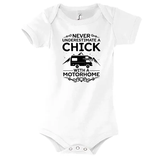 Never Underestimate A Chick With A Motorhome Body Kinder Bambino