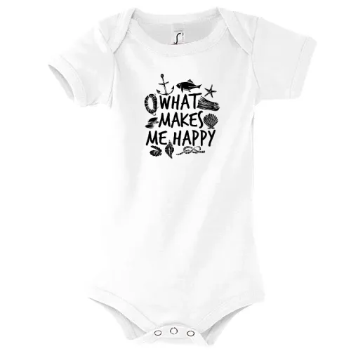 Ostsee Make Happy - Anker Moin Fisch Outfit Küste Body