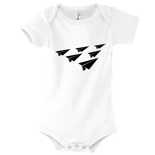 Papier-Fliegerstaffel Kinder Body