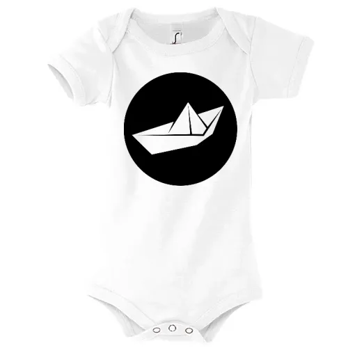 Papierschiff Origami Kinder Body
