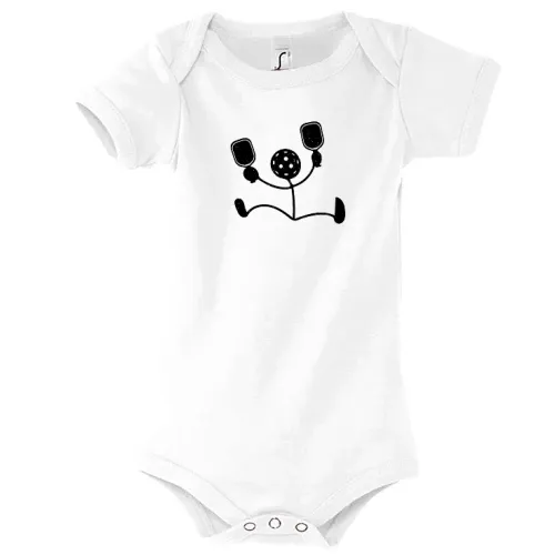 Pickleball Strichmännchen Body Kinder Bambino
