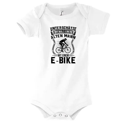 Radfahrer Fahrradfahren E Bike Fahrrad Rentner Body Kinder Bambino