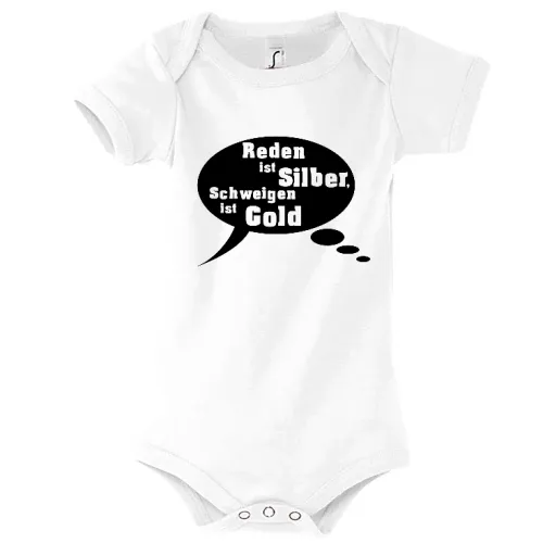 Reden ist Silder schweigen ist Gold Body Kinder Bambino