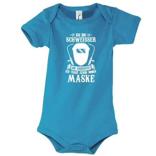 Schweißer tragen immer Maske - Schweißermaske Kinder Body